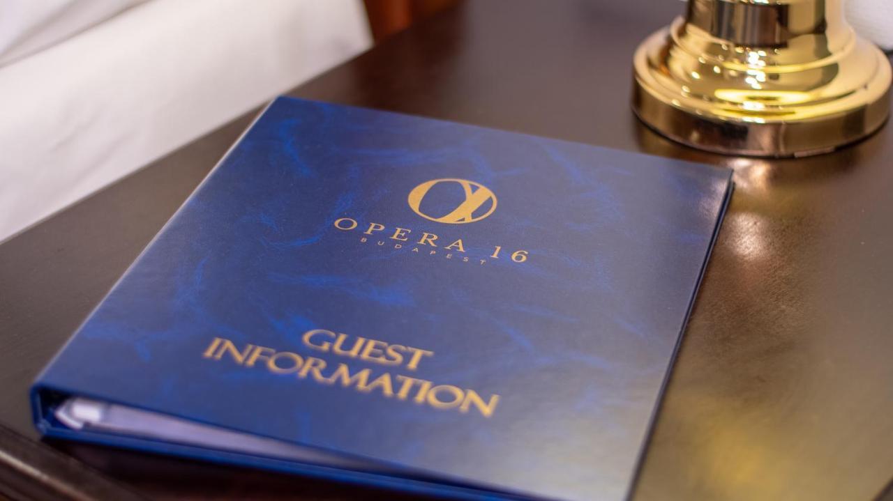 Opera16 Guestrooms Budapest Kültér fotó